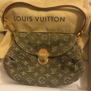 Louis Vuitton Monogram Denim Mini Pleaty